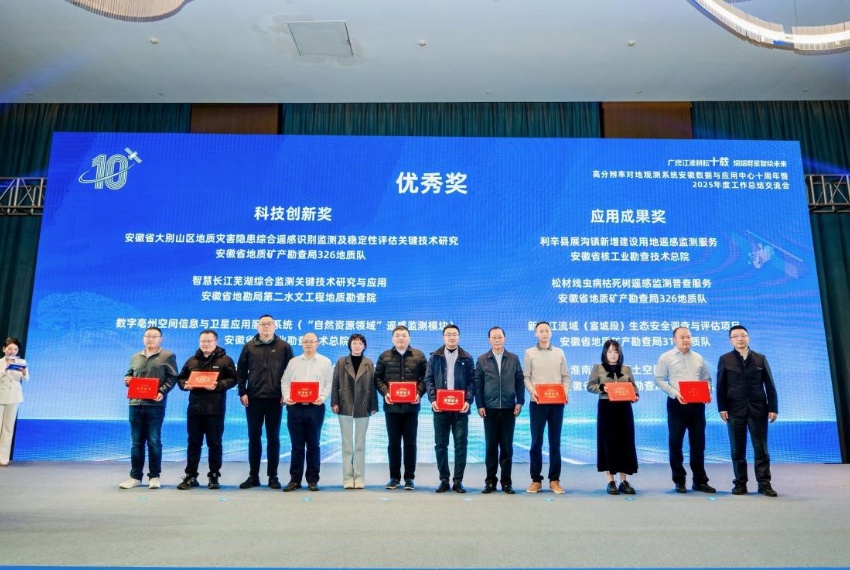 我院高分中心两项研究成果获高分安徽市级中心及行业中心优秀成果奖